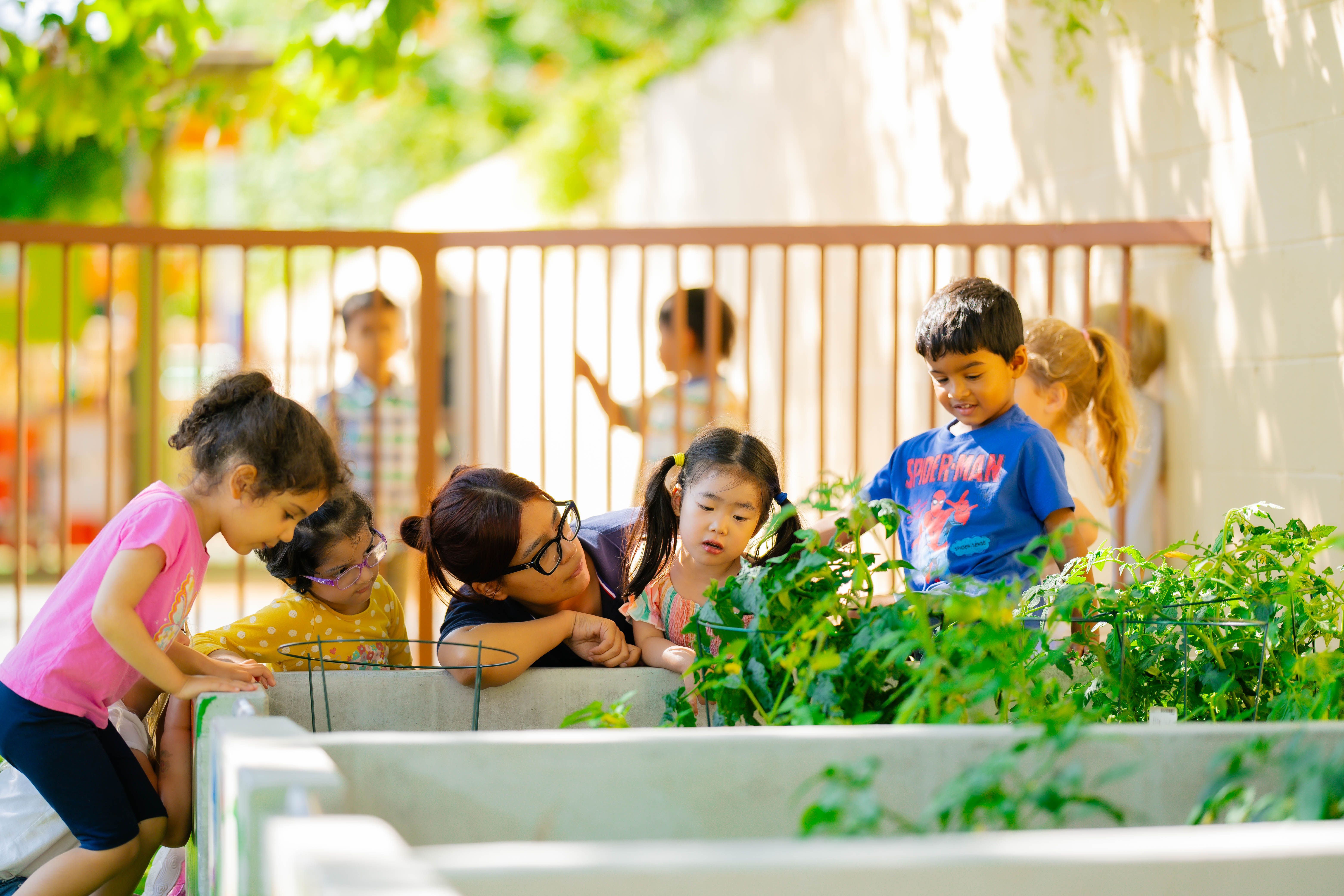 Smiling kids enjoying activities at a Laguna Hills preschool